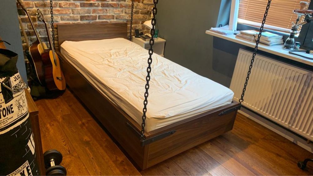 Niewiarygodnie tanie łóżko loftowe z materacem, stan idealny