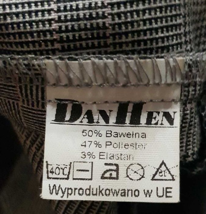 Dan Hen Spodnie Damskie wizytowe garniturowe r.40