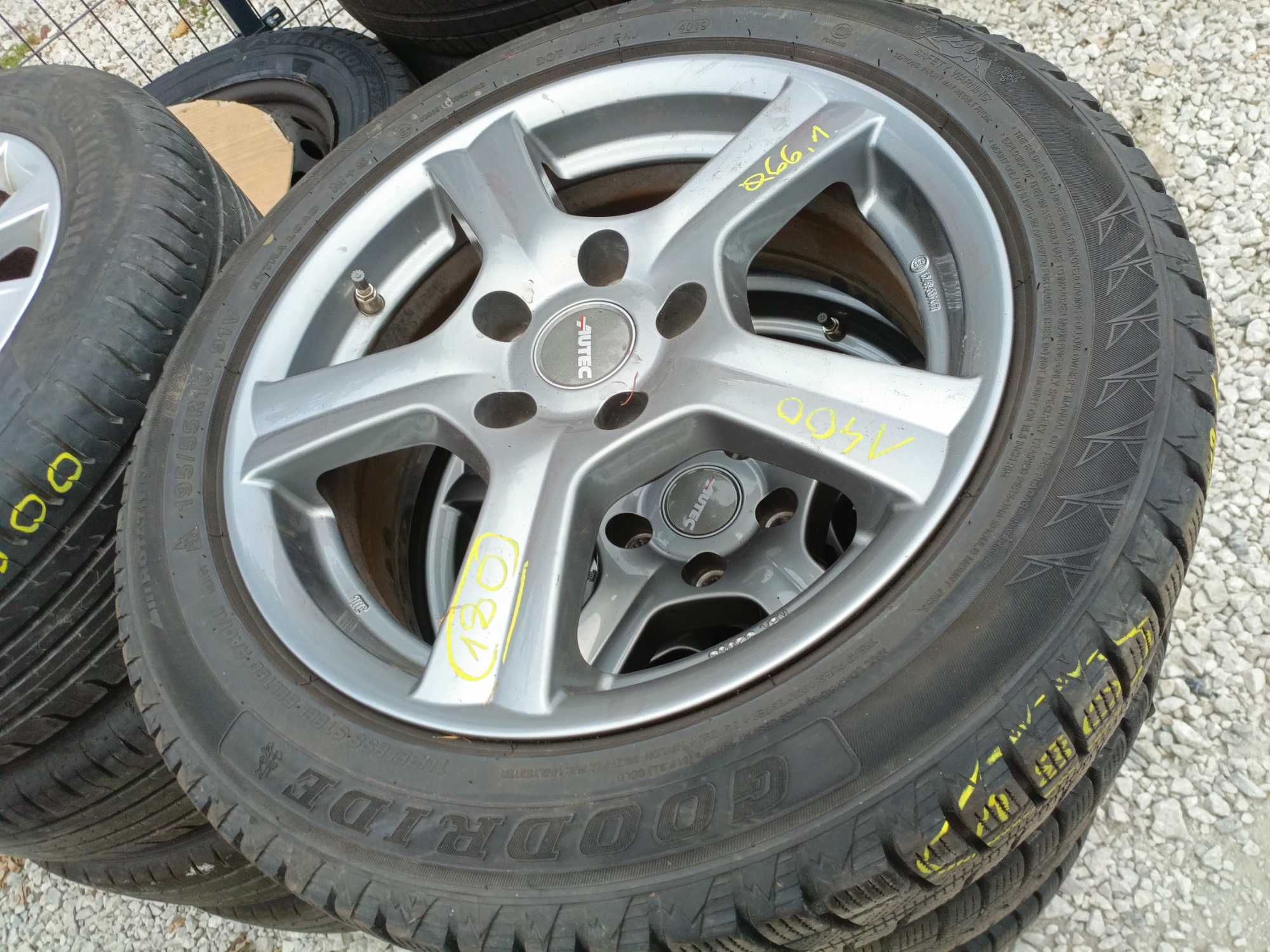 koła aluminiowe zimowe Dacia Renault Nissan 195/55/16 Goodride