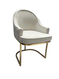 Krzesło glamour velvet złoto