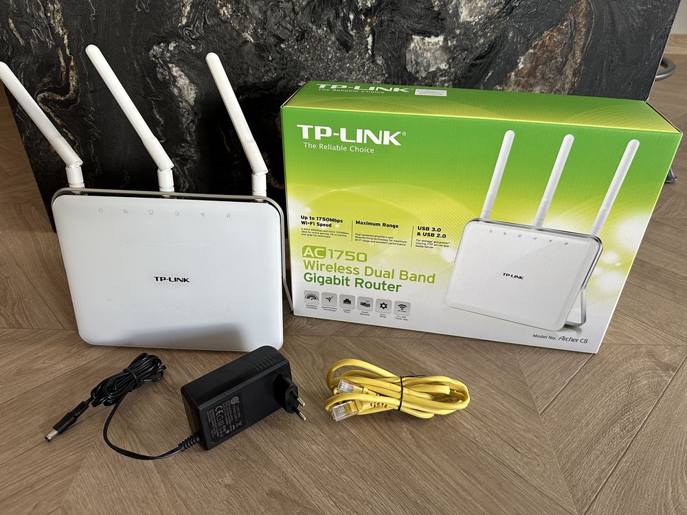 Router wifi Tp-Link Archer C8 ver.2 (AC1750) dwupasmowy