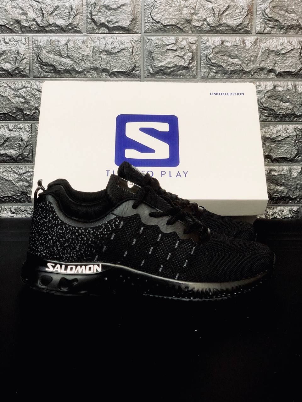 Кроссовки Мужские Salomon Черный Летние кроссовки Саломон