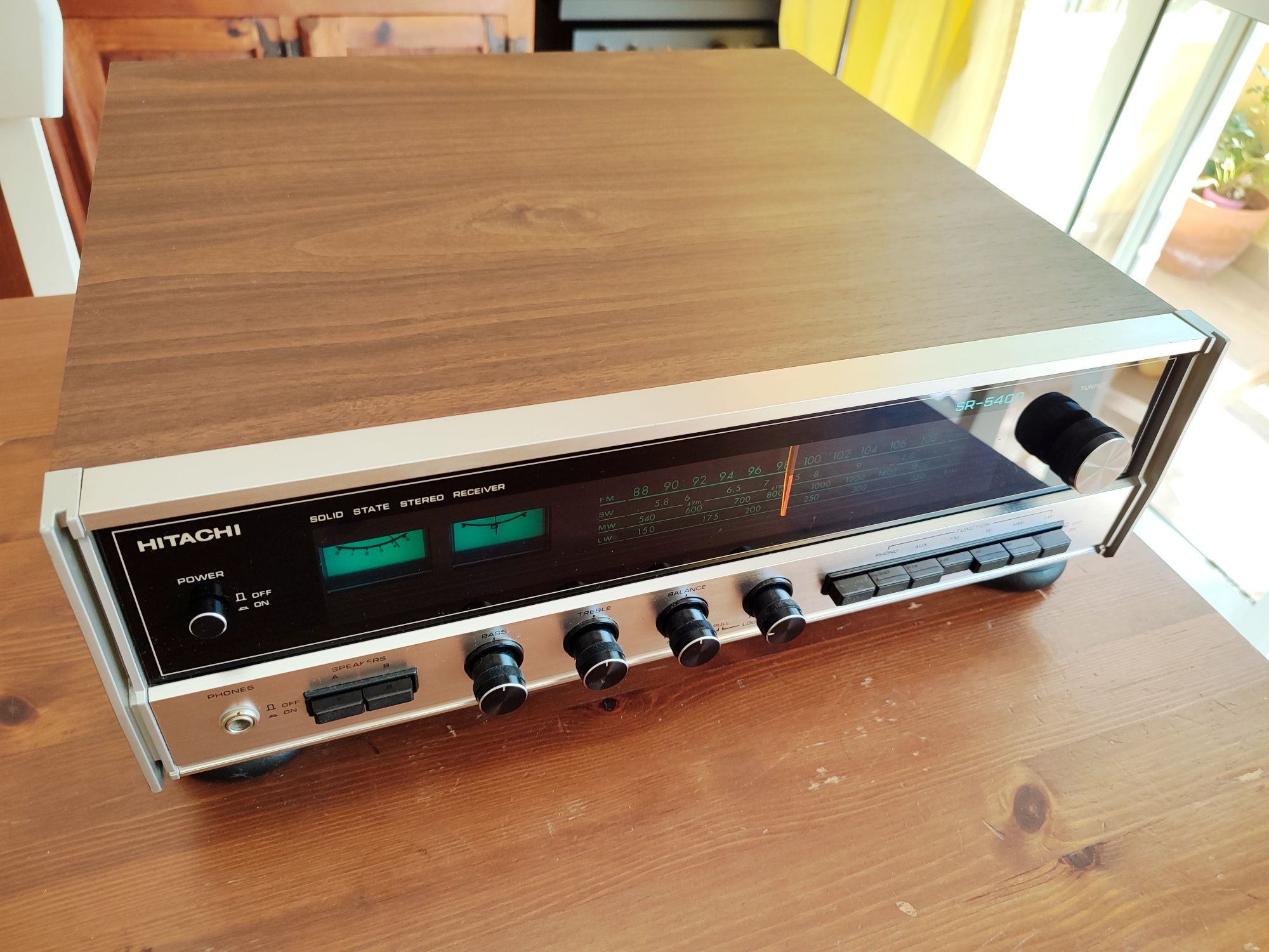 Receiver Vintage Hitachi SR-5400 Muito estimado!