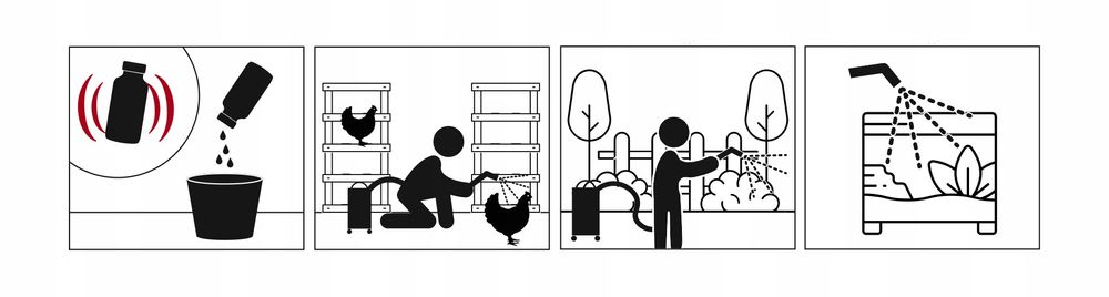 Środek płyn oprysk na roztocza wsparcie kur No Pest® Strangler Pro 1l