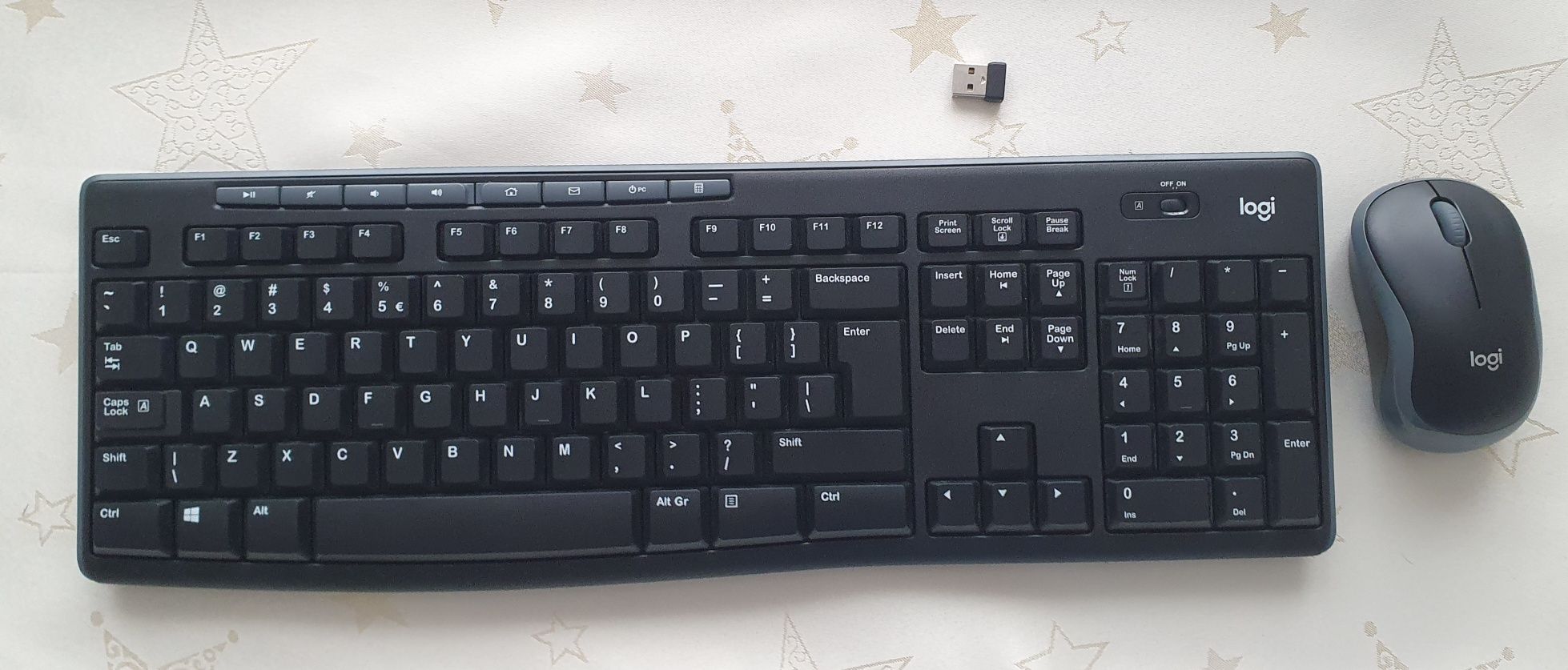 Zestaw bezprzewodowy Logitech MK270 jak nowy klawiatura mysz