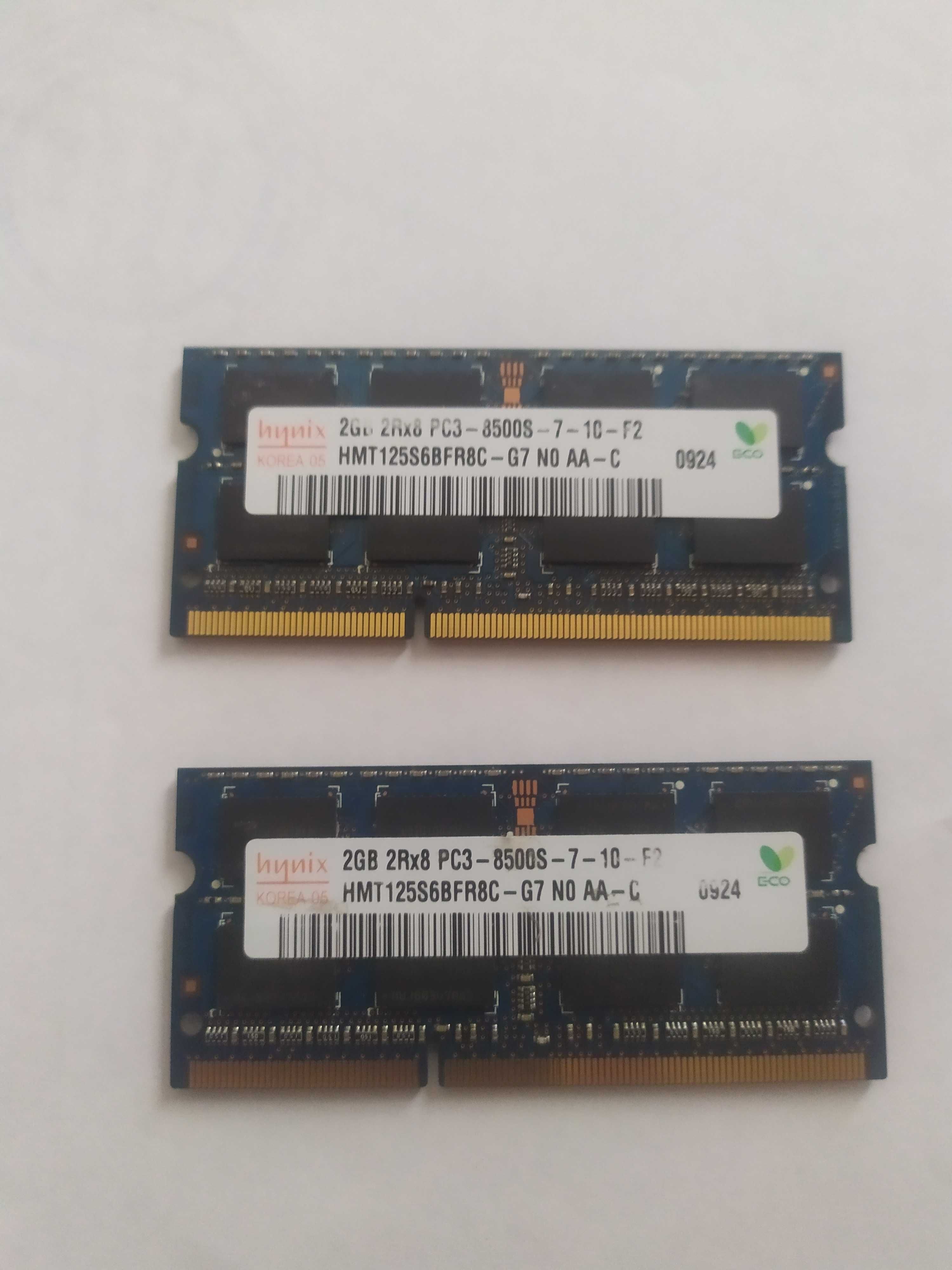 Оперативна пам'ять Hynix DDR3 2х2GB 1066MHZ