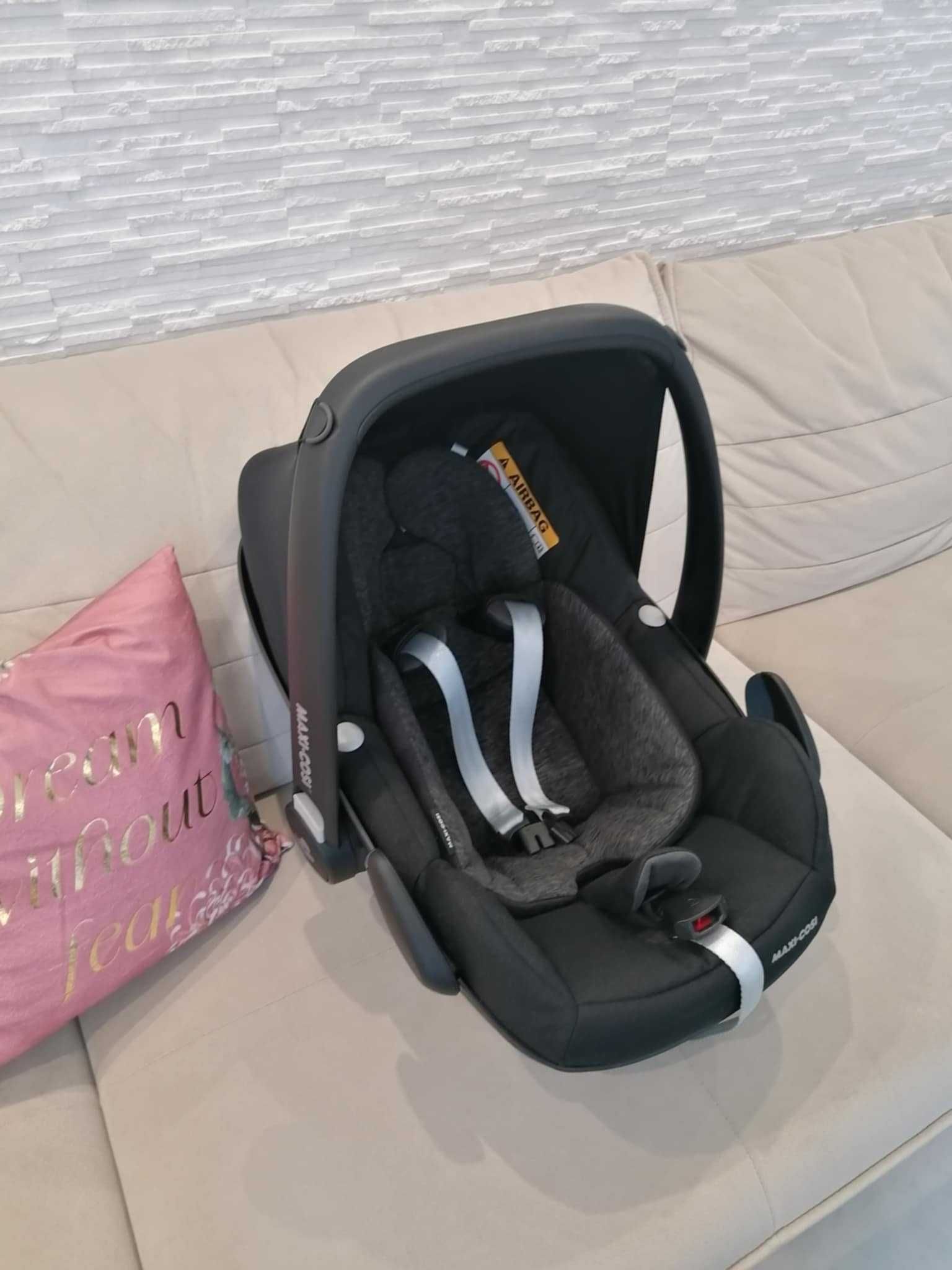 2 Foteliki Maxi Cosi + baza Family Fix3 KOMPLETNY SUPER ZESTAW