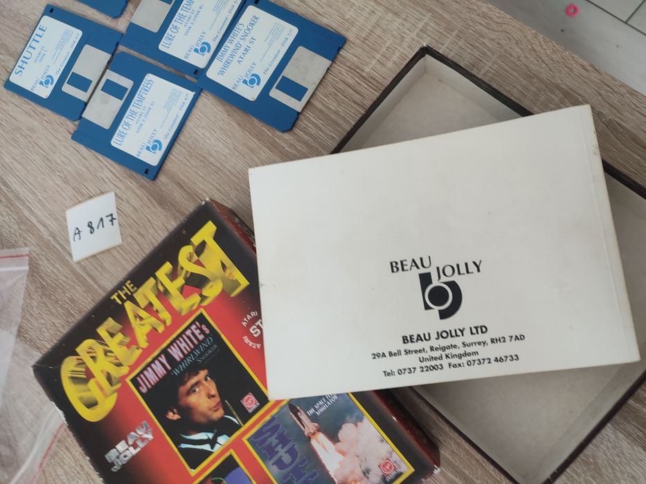 Atari St games lure of the temptress shuttle jimmy white's whirlwind