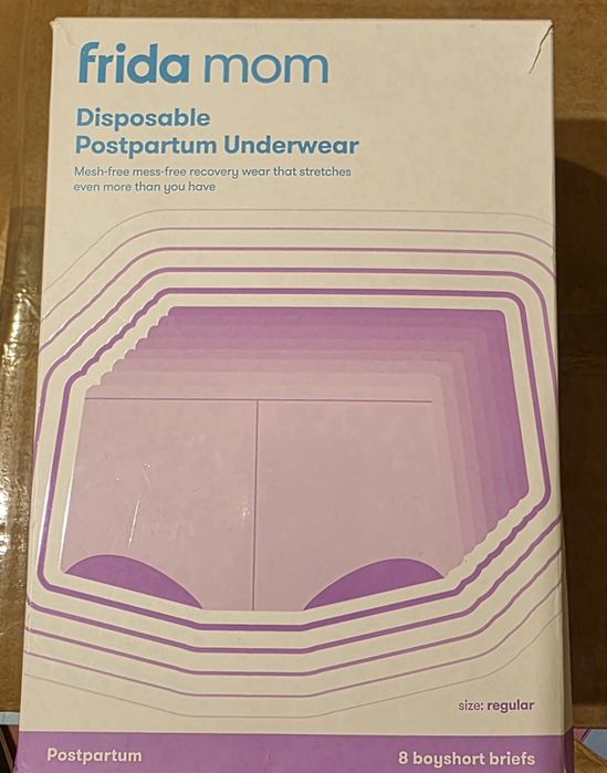 wyprawka poporodowa FRIDA MOM bielizna poporodowa majtki bokserki