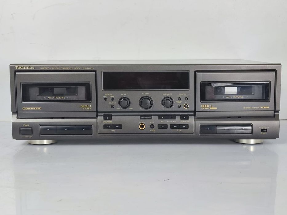 Technics RS TR 777 Wysoki model magnetofon Deck auto reverse 2 kieszen