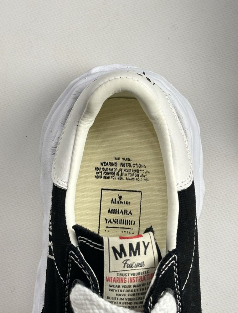 MMY Blakey Maison Mihara Yasuhiro кеди чорні кеды черные