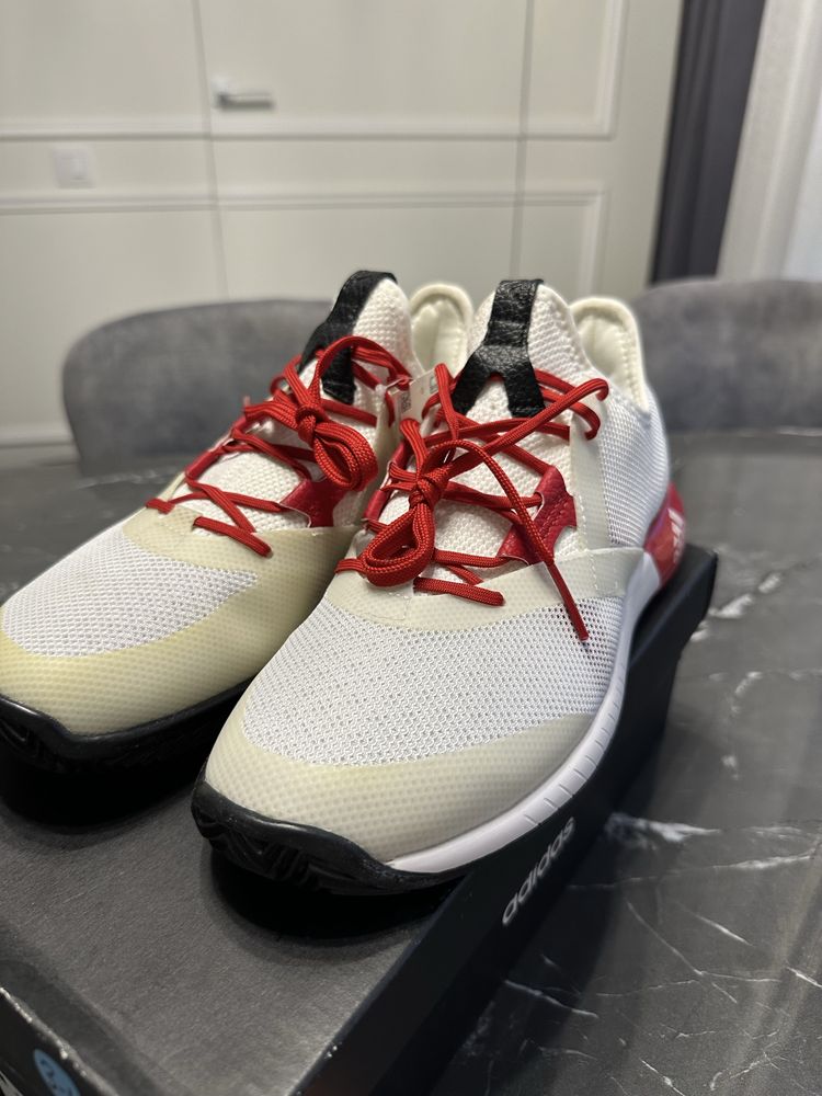 Женские теннисные кроссовки Adidas adizero defiant bounce w (CM7745)