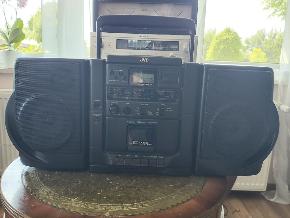 Radio CD Kaseta Mini wieża JVC