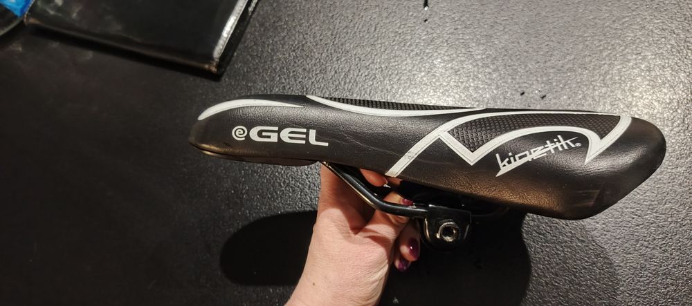 Siodełko rowerowe żelowe.