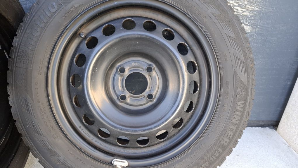2x Koła zimowe 185/65 R15 Renault 4x100 Nissan Dacia