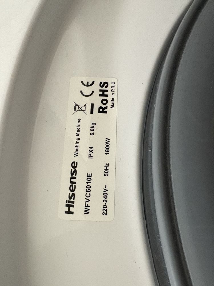 Pralka Hisense WFVC6010E