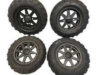 POLARIS SCRAMBLER 2X FELGA 14/7.5 R14 ET57.4   2X FELGA 14/5.5 R14 ET46.7  4X OPONY CST CARLISLE 26X8 26X10 R14 KOŁA