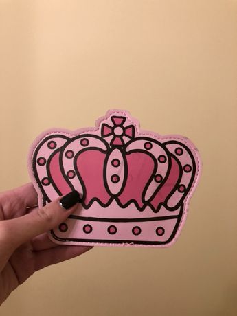 Кошелёк для девочки в виде короны / Розовый кошелёк / Сумочка