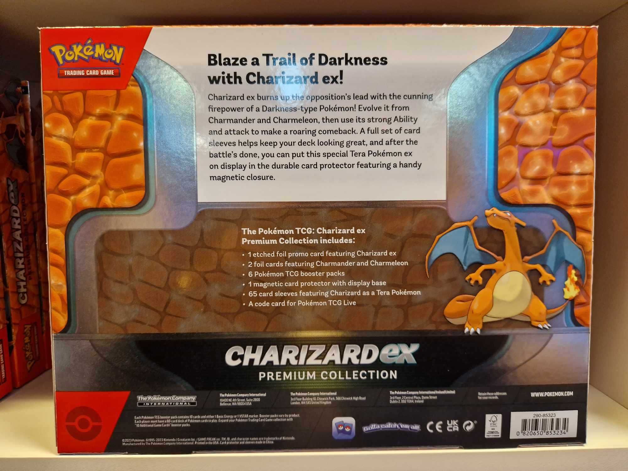 Ex Premium Collection Box - Charizard Pokemon Karty TCG