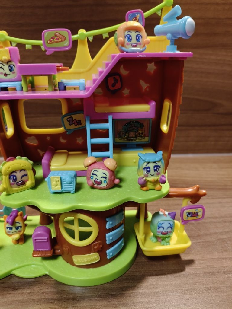 Moji pops, mojipops, domek na drzewie, domek, figurki, zestaw