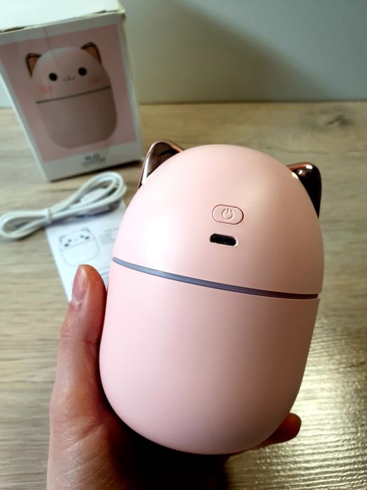 Зволожувач повітря HUMIDIFIER H2O міні киця увлажнитель воздуха