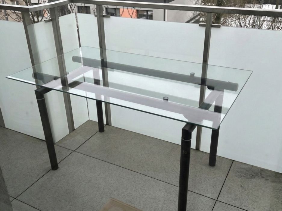 Szklany stół 140×80 cm