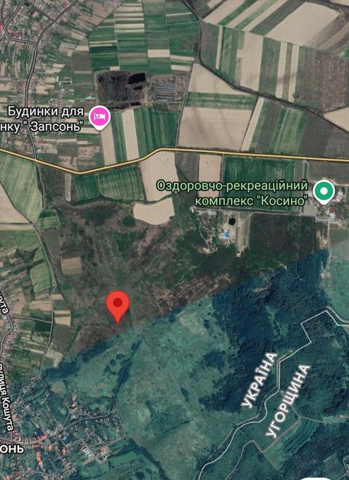 Продам земельну ділянку Косонь, Берегівський район 4,8 га