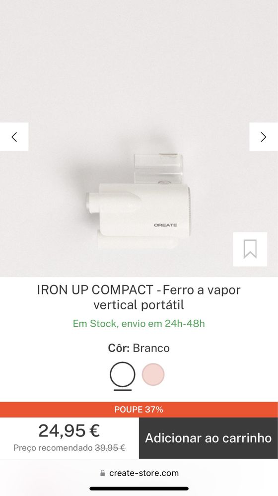 Ferro a vapor portatil - IKOHS