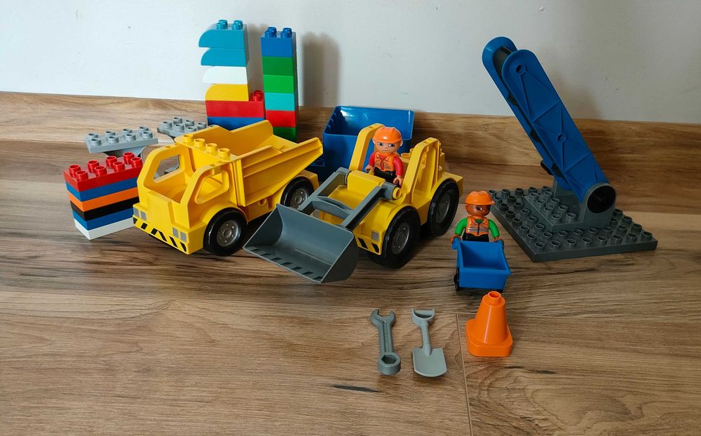 Lego DUPLO koparka i wywrotka żwirownia