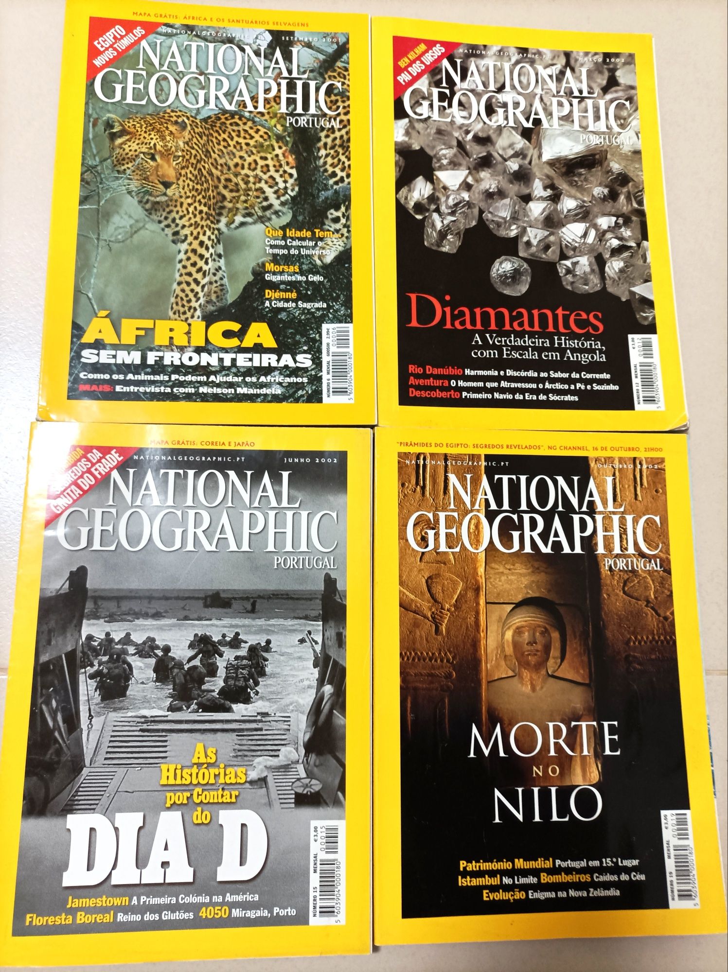 Revistas National Geographic antigas (2001 a 2008)