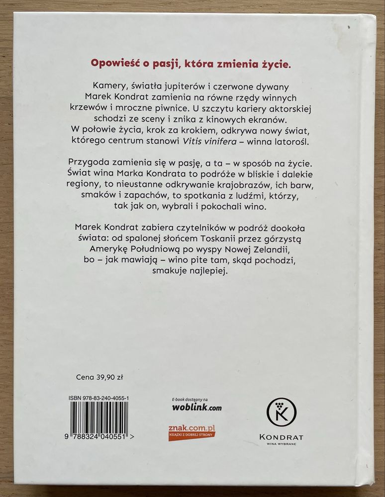Książka Winne strony - Marek Kondrat