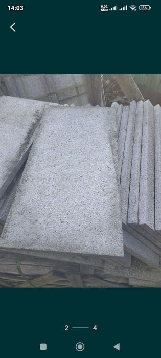 Продам гранитные изделия ступени балясины плитку избеживаго гранита ж6