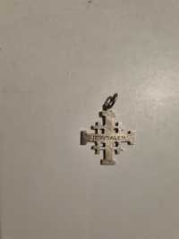 Krzyż maltanski jerozolimski srebro 925 zawieszka