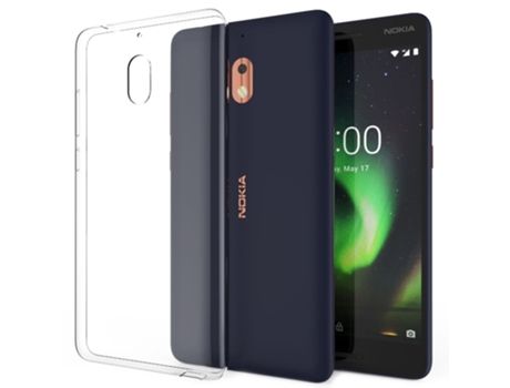 *NOVO* Capa silicone transparente para Nokia 2.1 2018