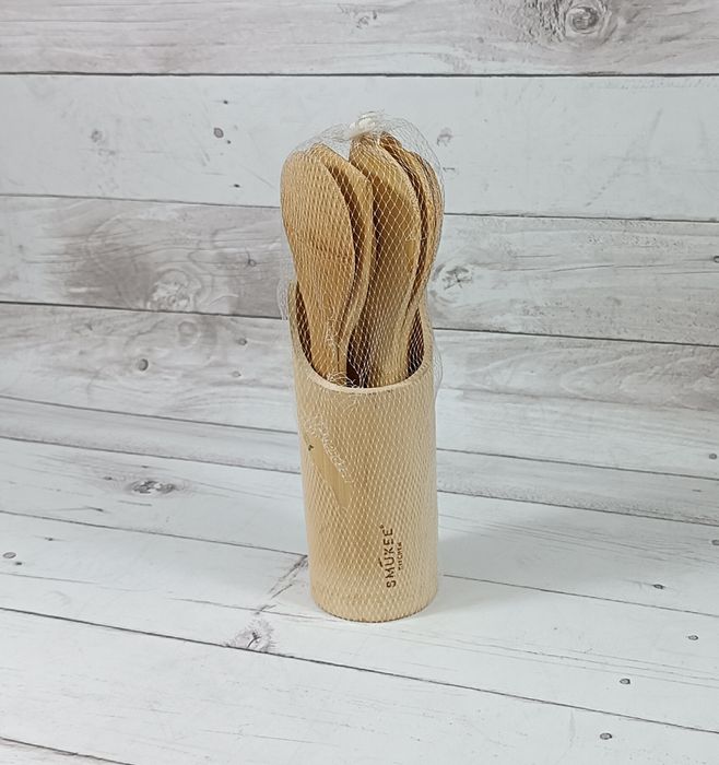 Zestaw drewnianych łyżek Smukee 7 sztuk