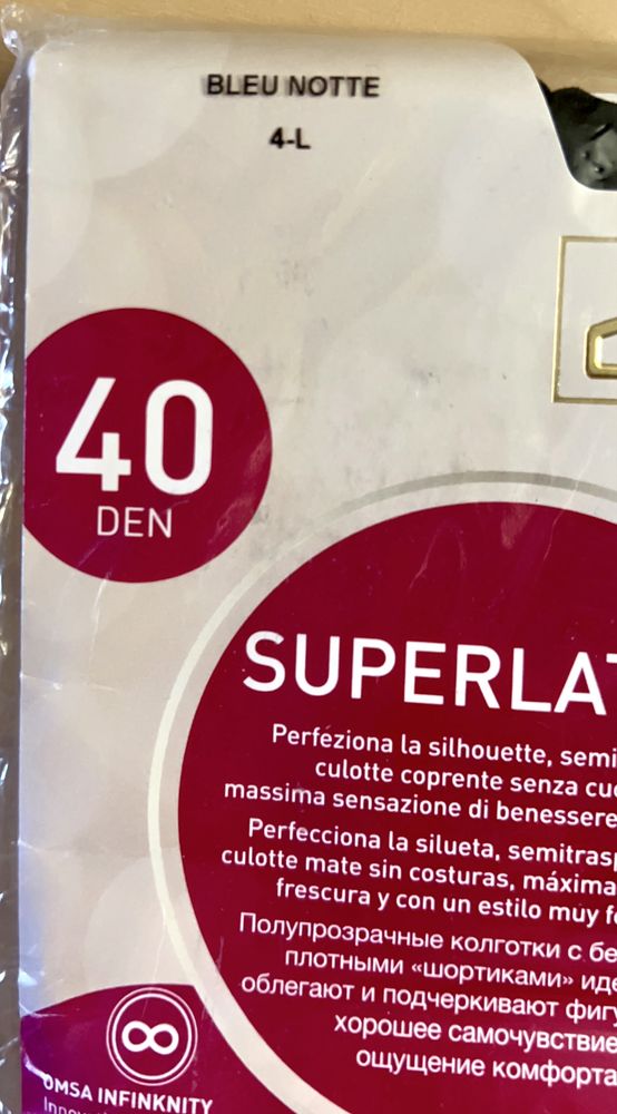 Collants OMSA macio e modeladores