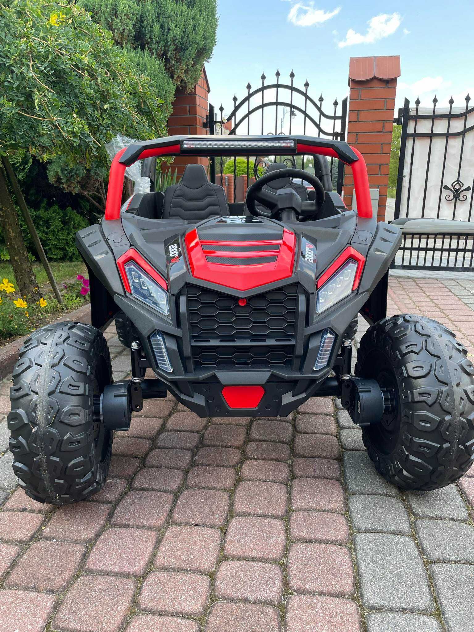 Ogromny Buggy Auto na akumulator dla 2 dzieci 4X200W 24V 14Ah samochód