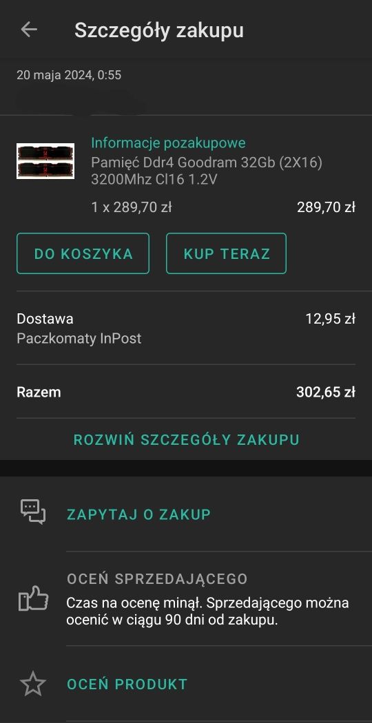 Goodram DDR4 2x16 3200 MHz