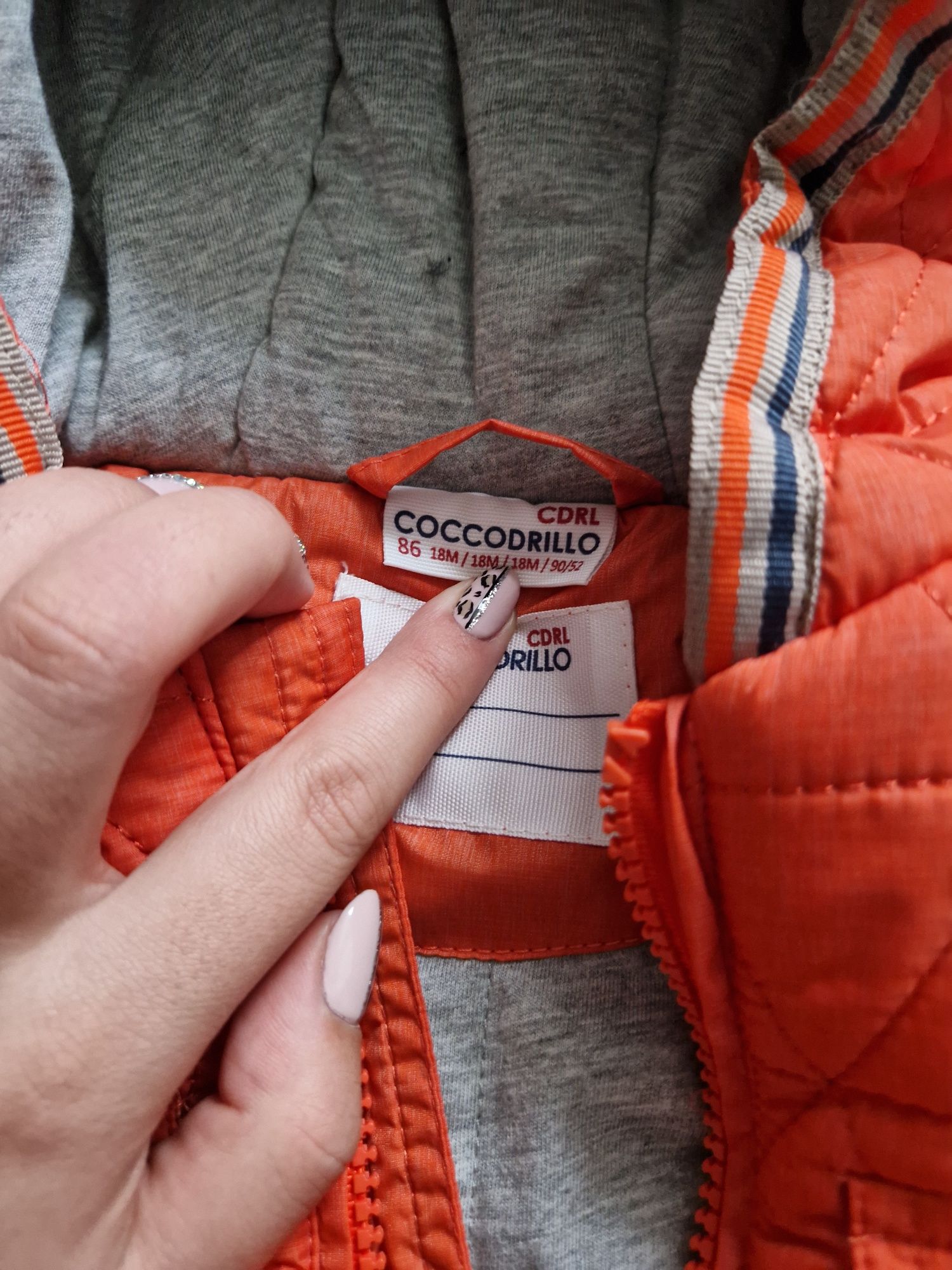 Nowa pomarańczowa kurtka rozmiar 86 coccodrillo