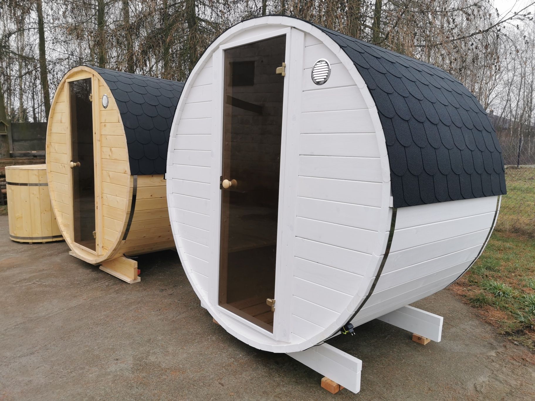 Sauna ogrodowa + piec Elektryczny 1.5 m x 2,2m RATY LEASING