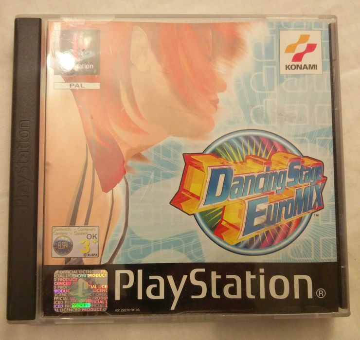 Jogo Dancing Stage Euromix e Mixer Playstation 1 PS1