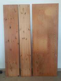 Tabua de mesa de escritório - madeira maciça