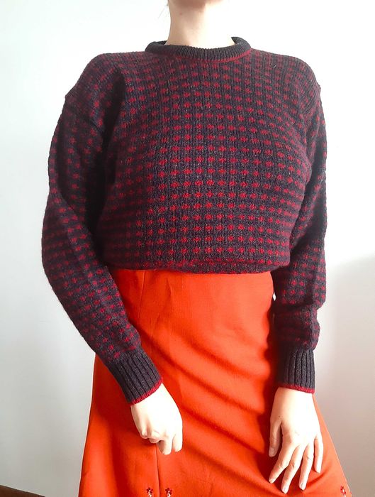 Midi spódnica rozkloszowana w literę A z haftem elegancka 40