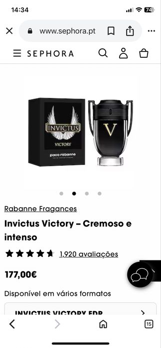 Prefume invictus