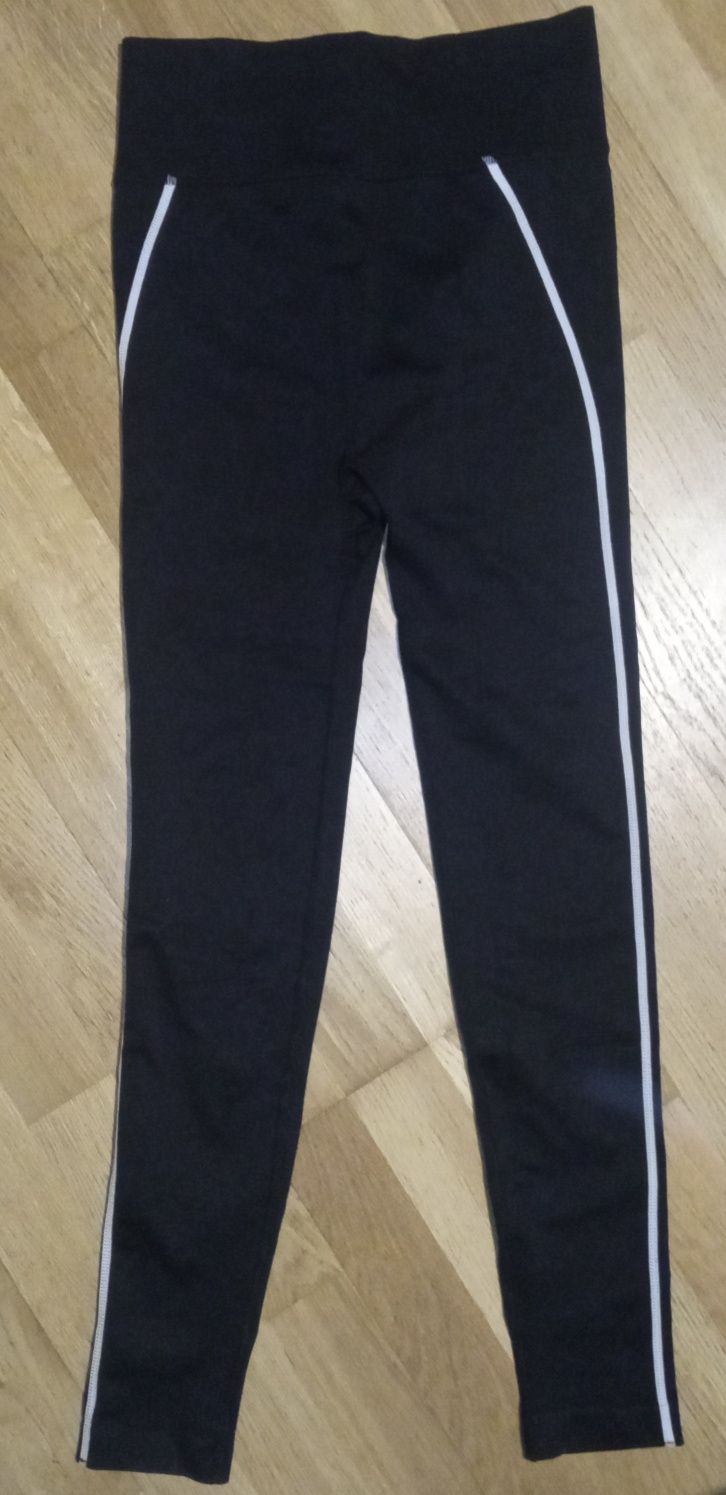 Legginsy sportowe CZARNE - r. L