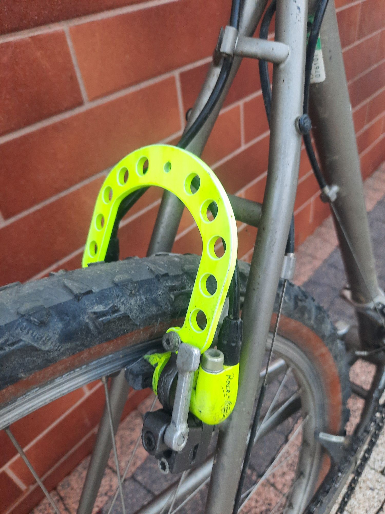 hamulce hydrauliczne magura race line HS neon retro mtb