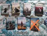 Livros variados em Português e Inglês