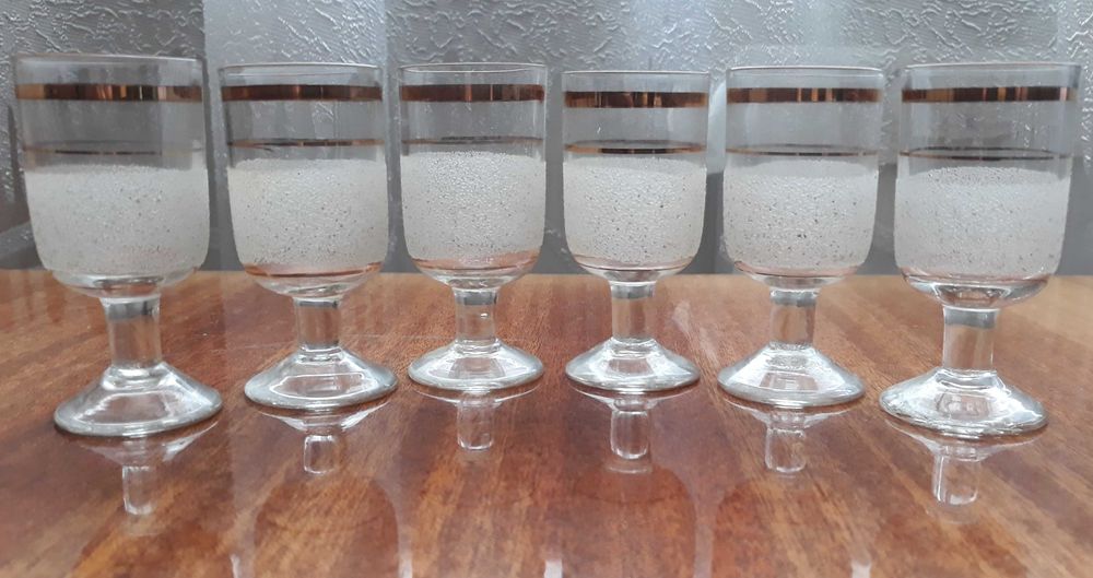 Рюмки новые бокалы СССР рюмки на подарок фужеры бокалы новые