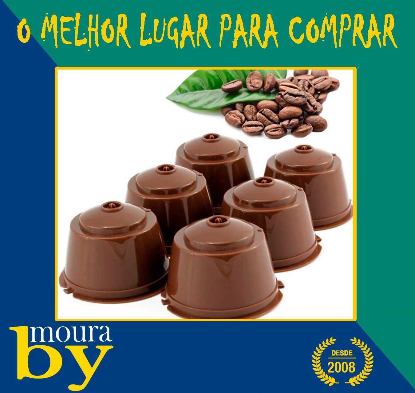 3 Cápsulas Café Reutilizáveis Dolce Gusto + colher medidor