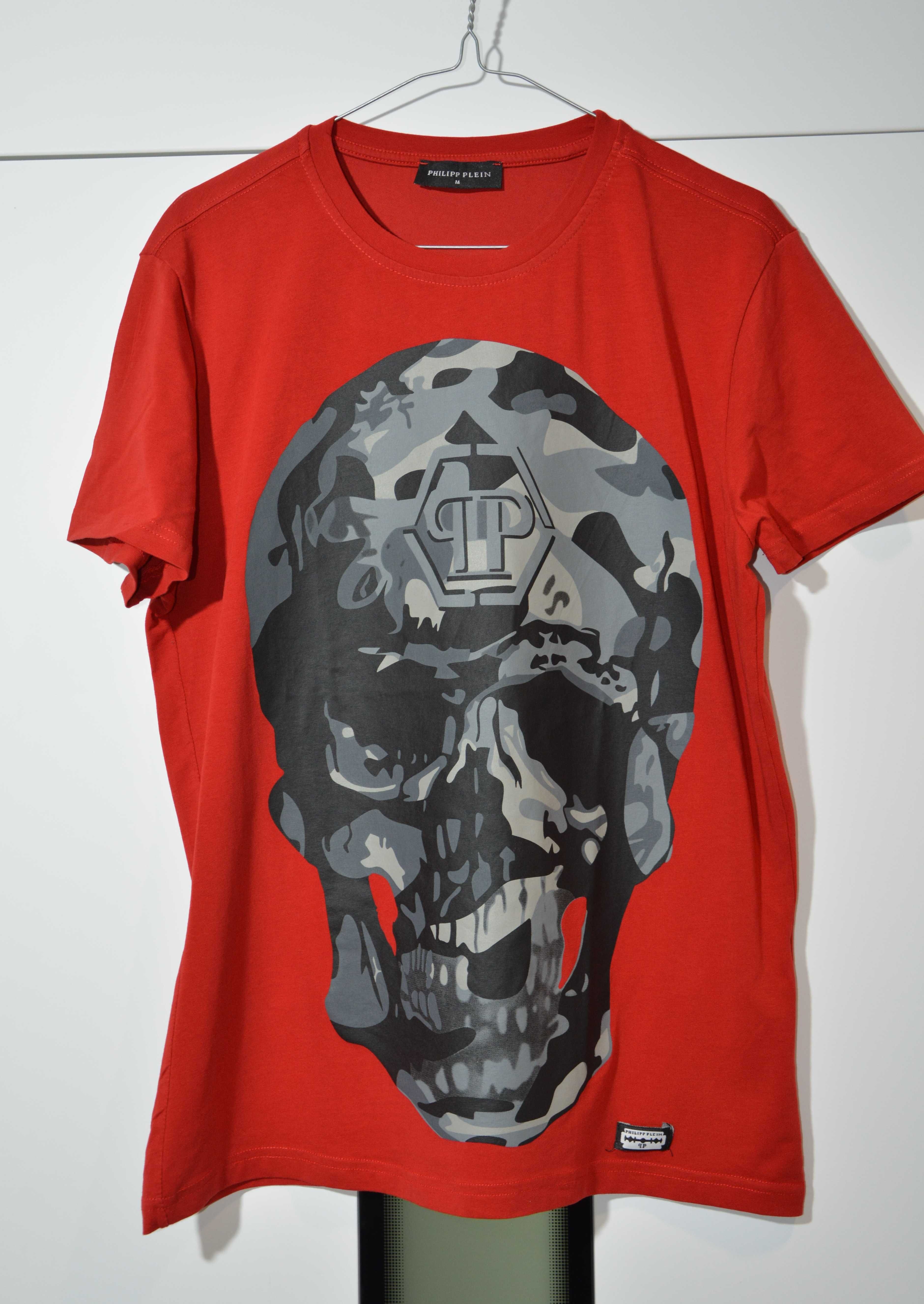 Philipp Plein czerwony t-shirt damski M
